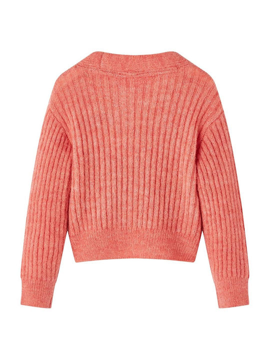 vidaXL Kids Cardigan Knitted Pink