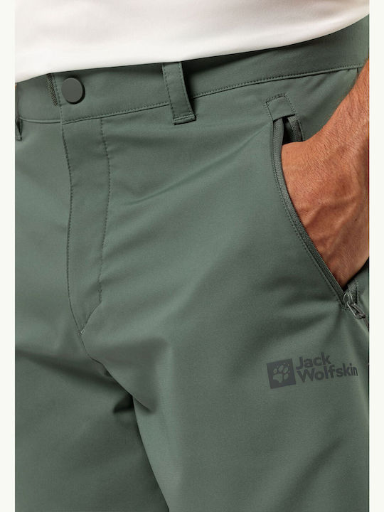 Jack Wolfskin Active Track Men's Hiking Short Trousers Green