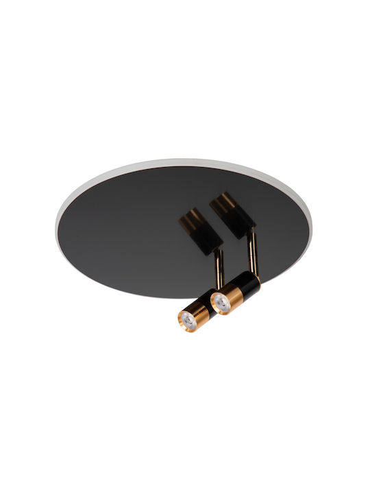 Lucide Lightning Einzel LED Warmes Weiß Spot in Schwarz Farbe