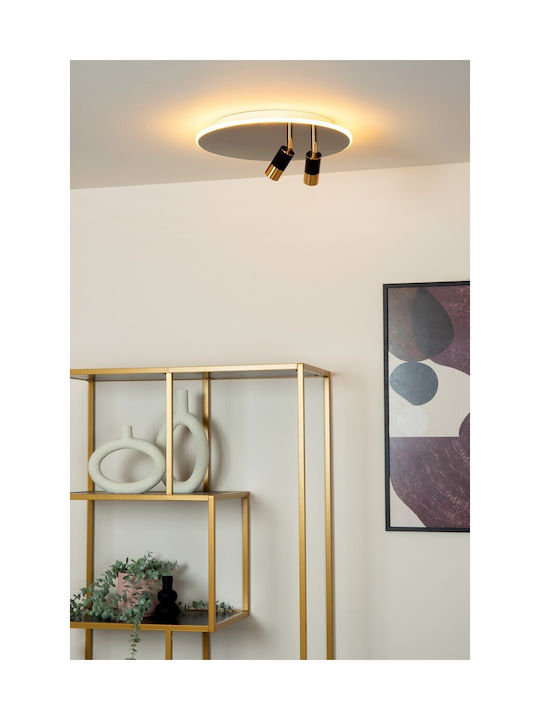 Lucide Lightning Einzel LED Warmes Weiß Spot in Schwarz Farbe