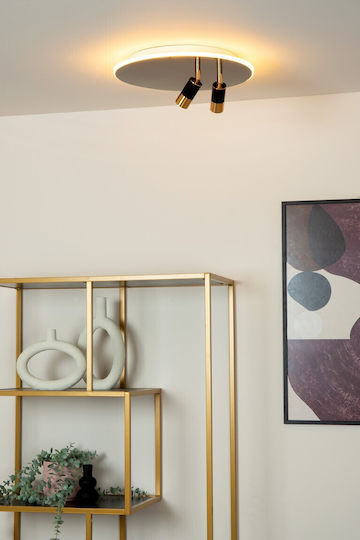 Lucide Lightning Single LED Warm White Spot in Black Color