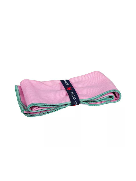 Greenwich Polo Club Cotton Pink Gym Towel with Carrying Case 45x90cm