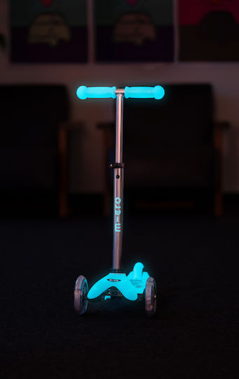 Micro Παιδικό Πατίνι Mini Deluxe Glow LED Τρίτροχο για 2-5 Ετών Glacier Aqua