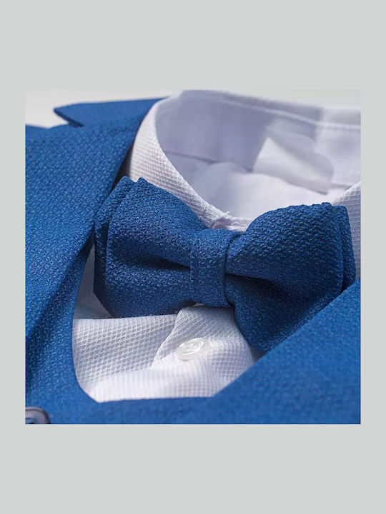 Online Boys Baptism Suit with Vest Blue