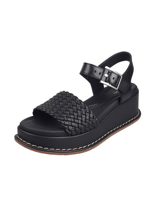 Clarks Kimmei Platforme dama Negre