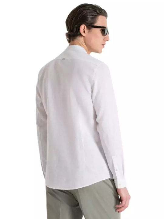 Antony Morato Men's Shirt Linen White