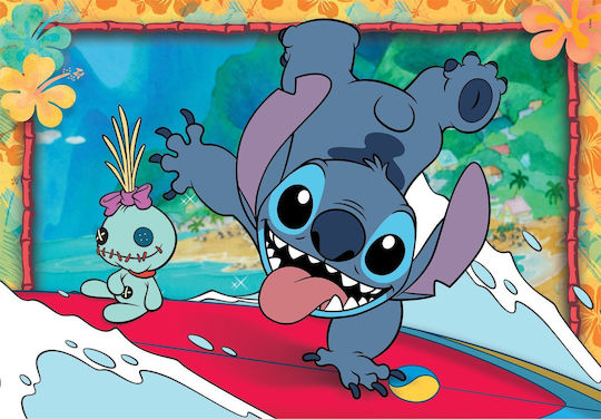 Clementoni Παιδικό Παζλ Super Color Disney Stitch 2x20 Τμχ.
