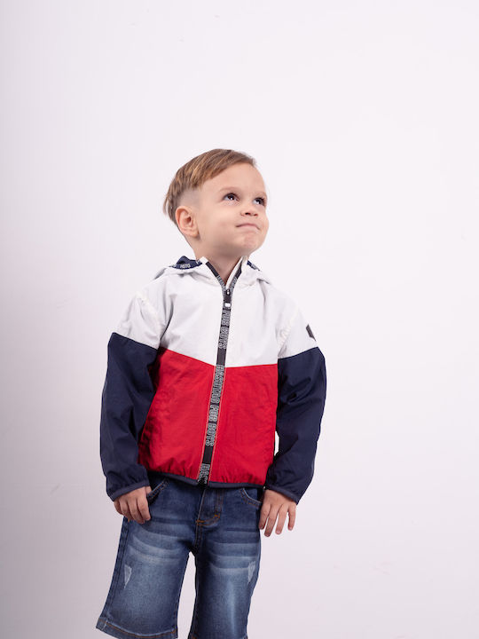 Kinder Freizeitjacke mit Kapuze Multicolour