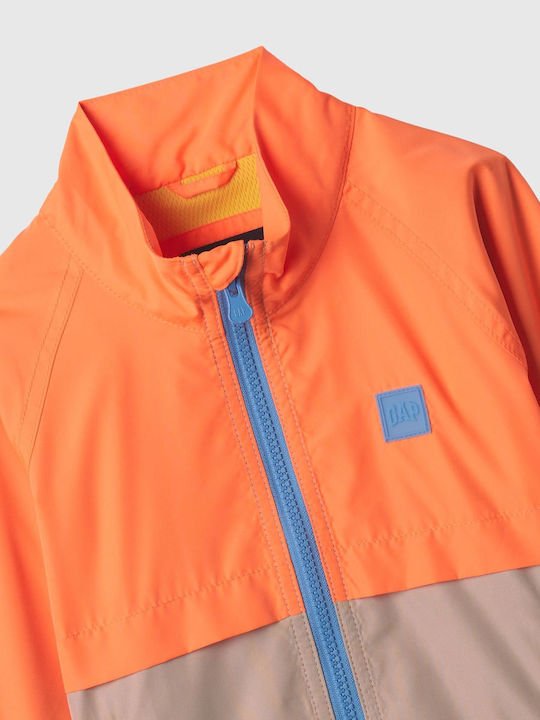 Kids' Casual Jacket Windproof Neon Orange Bolt