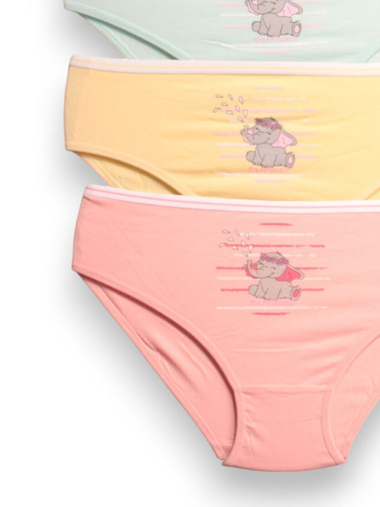 Berrak Set of Kids' Briefs Multicolored 4pcs