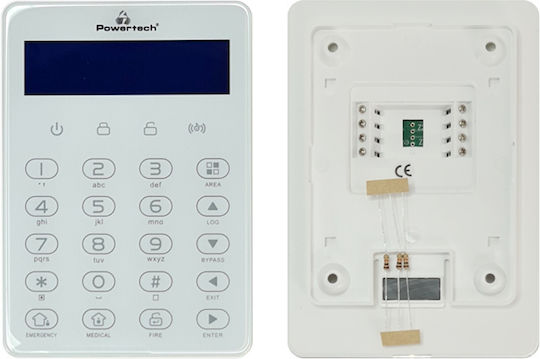 Powertech Drahtlos Alarmsystem mit Zentrale und Tastatur (GSM)