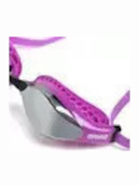 Γυαλια Κολυμβησης Arena Airspeed Mirror Racing Goggles Silver/purple 003151108 - Μωβ