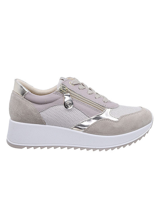 Imac Damen Anatomisch Sneakers Beige