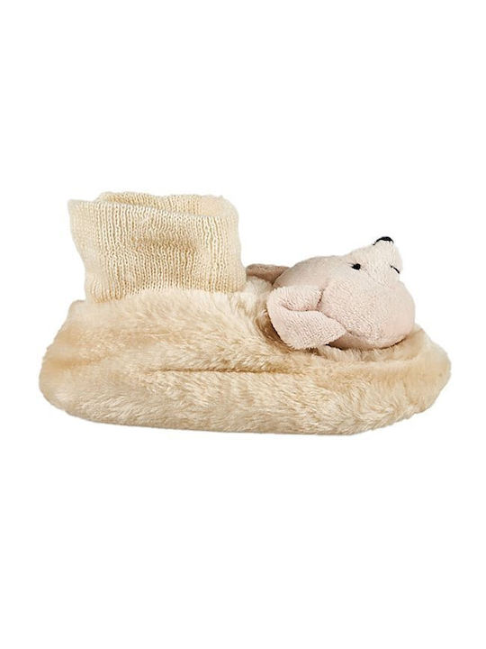 Elenross Kids Slippers Ecru