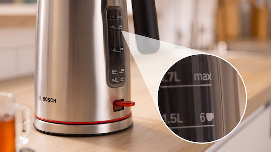 Bosch MyMoment Електрическа Кана 1.7л 2400W Сребриста