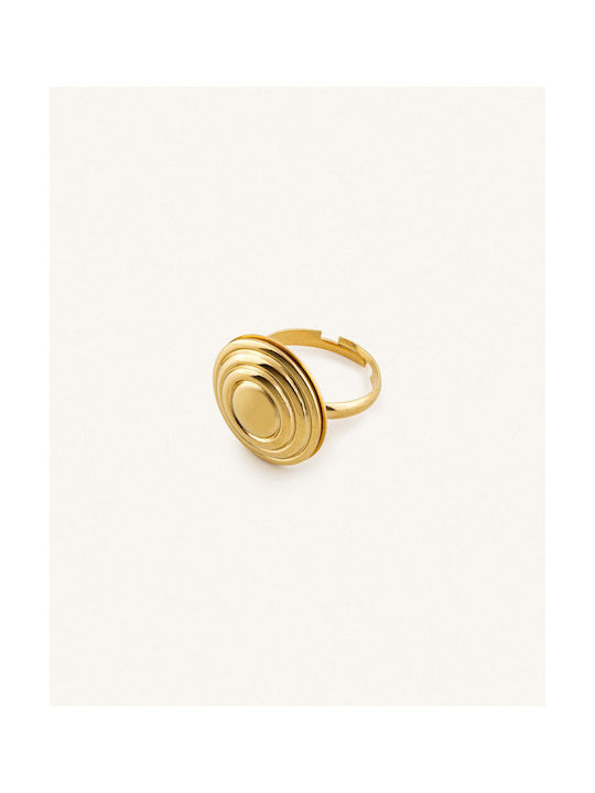 StanStefan Women's Gold Plated Steel Ring