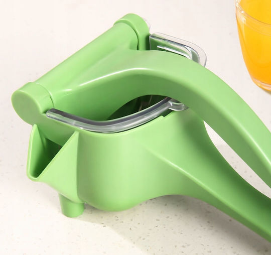 Handpresse Orange aus Kunststoff in Gelb Farbe