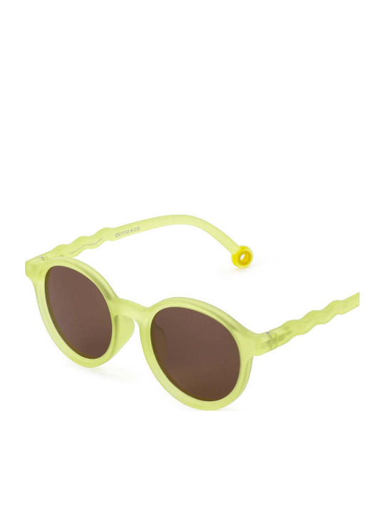 Olivio & Co. Children's Sunglasses Oval Citrus Garden-lime Green 5-12 Years (up to 2 doses)