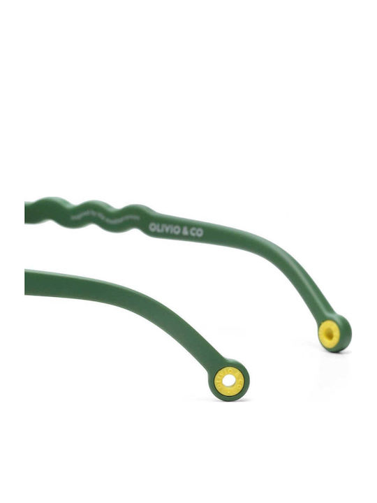 Olivio & Co. Kids' Oval Classic Sunglasses Olivio-cactus Green 18-36 Months (up to 2 Interest-Free Installments)