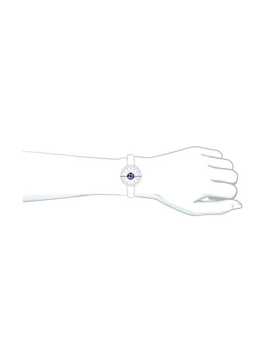 GO Mademoiselle Watch with White Leather Strap