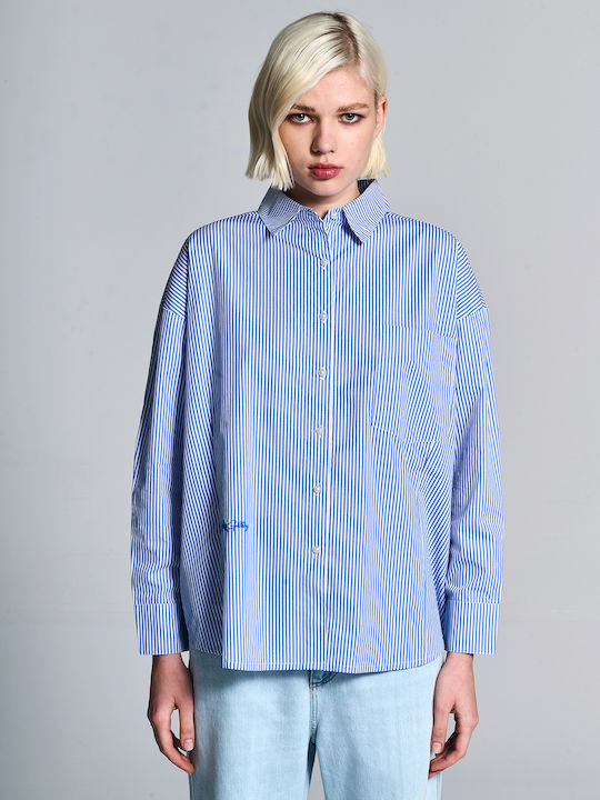 Staff Women's Long Sleeve Shirt Blue