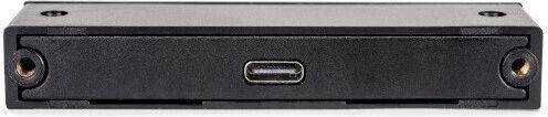 Emuca Priză Mortice Cu 2 Prize USB Neagră