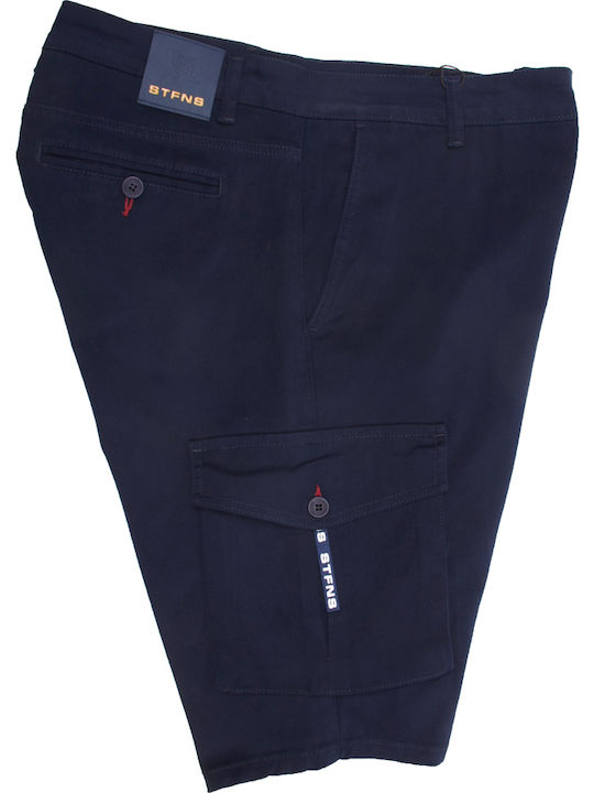 Ανδρική Βερμούδα Navy Μπλε