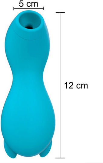 BB-Shop Mini Δονητής Μασάζ 12cm Γαλάζιος