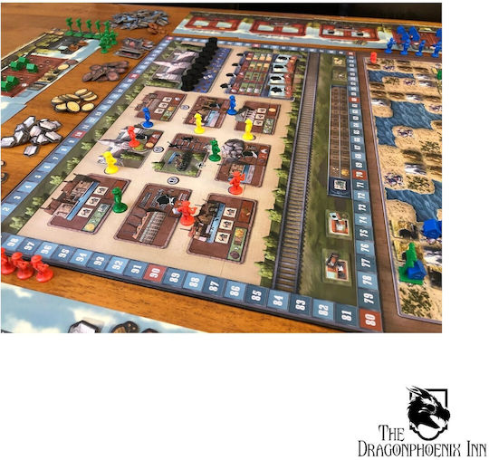 Επιτραπέζιο Παιχνίδι Pacific Rails Inc 2nd Edition για 2-4 Παίκτες 14+ Ετών (EN) Iello