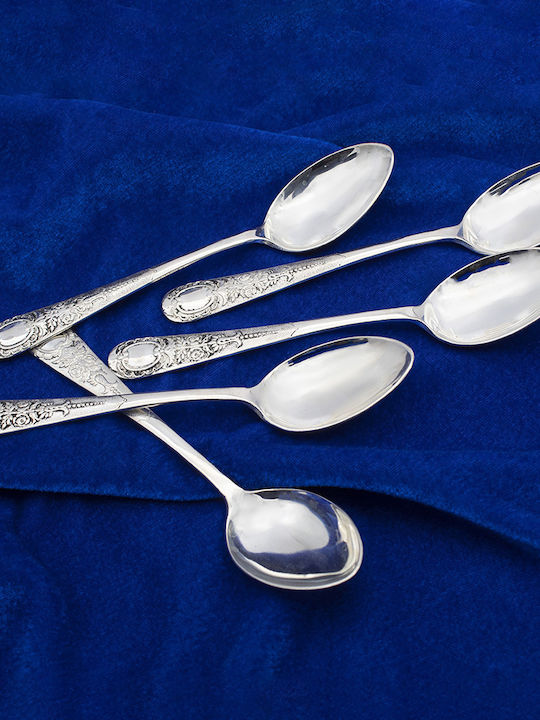 Savvas Design Löffelset Abendessen Metall Silber 15cm 5Stück