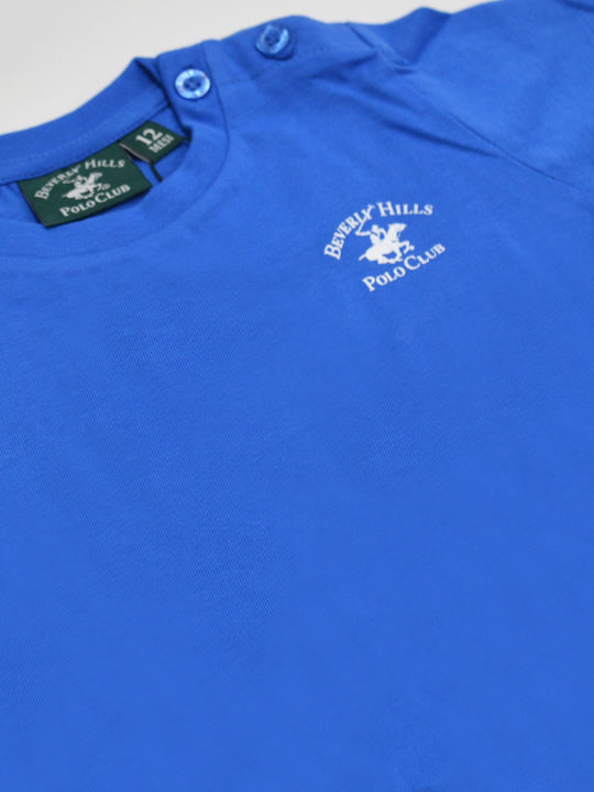 Beverly Hills Polo Club Kids Blouse Short Sleeve Blue