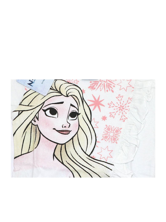 Kids Short-Sleeved White Top Frozen