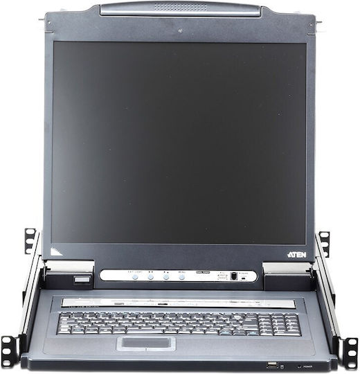Aten Comutator KVM LCD cu 16 porturi de 19" peste IP Comutator KVM și de date