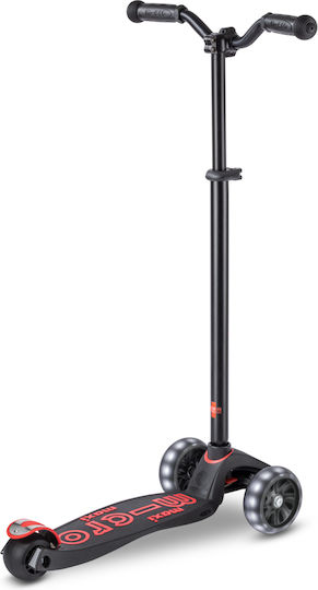 Micro Kids Scooter Maxi Deluxe Pro LED 3-Wheel Black