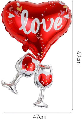 Balloon Valentine's Day Heart Red