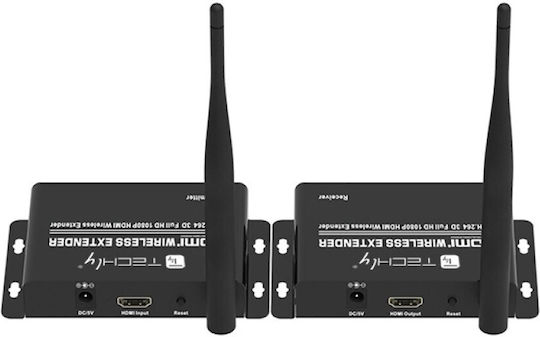 Techly HDMI Extender IDATA HDMI-WL55 8059018365634