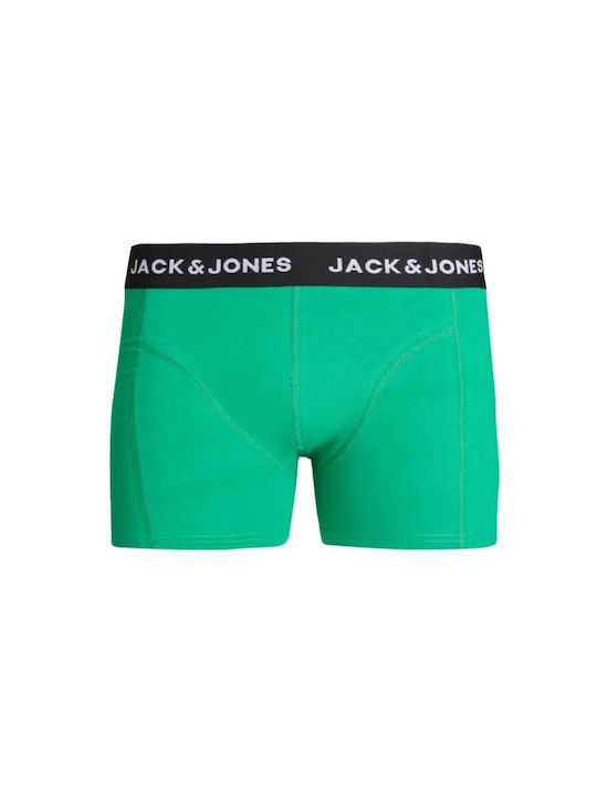 Kinderunterwäsche 3pcs Jack Jones Junior Boxershorts Grün Junge 12250207 Grün