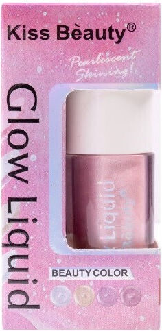 Iluminator Lichid, Kiss Beauty, Liquid Glow Highlight, 03, 4 Ml