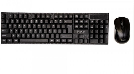 Spacer SPDS-1100 Fără fir Set tastatură și mouse Engleză Internațională