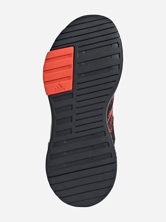 Marvel Spidey Racer Kids Sneakers With Hoop & Loop Closure Black