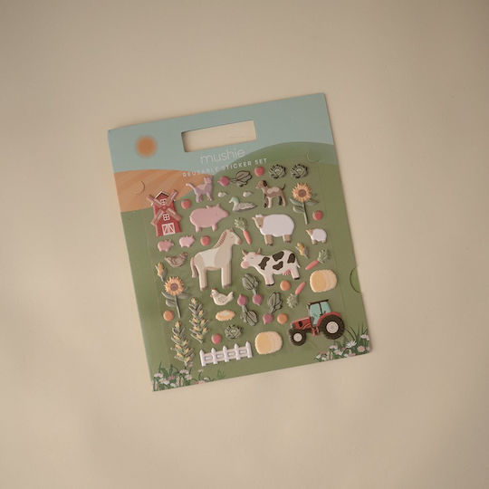 Mushie Stickers for Children 3+ years Years