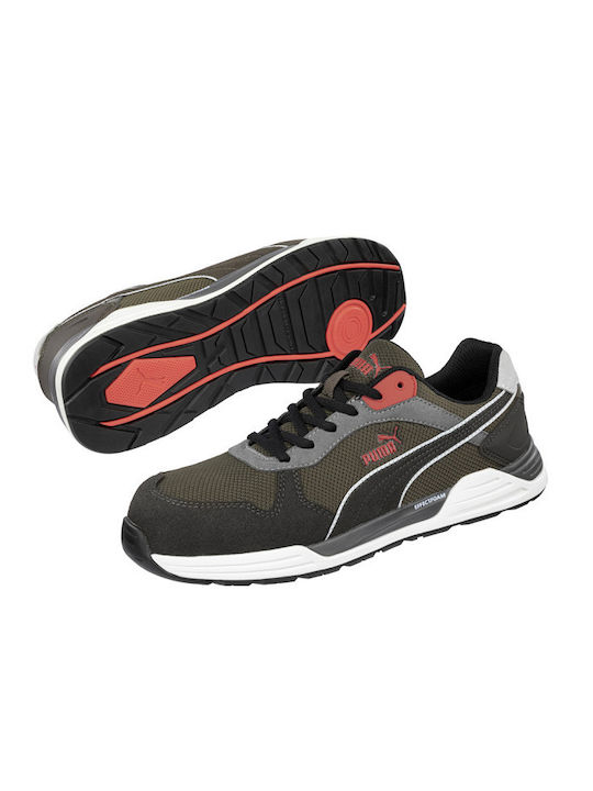 PUMA Frontside Low Safety Black S1P with Certification P, ESD , HRO,SRC