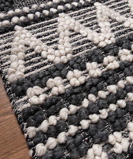 Silk Fashion Χαλί 60x130cm Σκούρο Γκρι