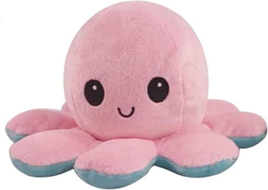Plüsch Umkehrbarer Oktopus 20 cm (Verschiedene Designs) 1Stück