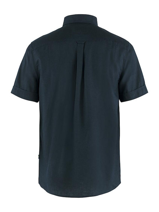Short-sleeved Shirt Navy Blue