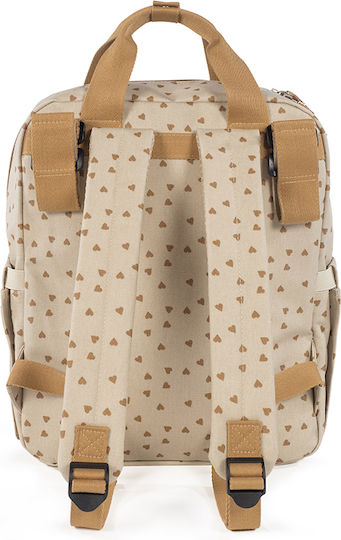 Backpack Changing Bag Poppy Cinnamon Hearts | Walking Mum 1120800325