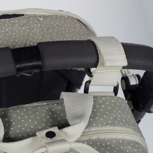 Backpack Changing Bag Poppy Olive Polka Dot | Walking Mum 1120800322