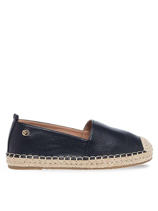 Parex Lederne Damen Espadrilles in Blau Farbe