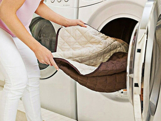 Verk Group Ελαστικό Κάλυμμα Διθέσιου Καναπέ Καφέ 165x240cm Verk Group Ελαστικό Κάλυμμα Διθέσιου Καναπέ Καφέ 165x240cm