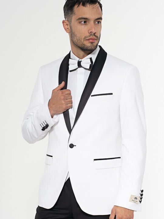Men's Summer Suit White